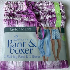 Purple Pant & Boxer Set